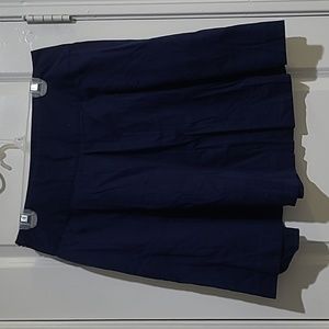 Isaac Mizrahi for Target Navy pleated skirt size 8